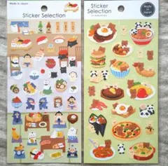 セリア　食べ物シール　まとめ売り