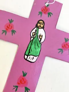ボノラさん　クロス　十字架　ジーザス　メキシコ　オアハカ　ミラグロ　お守り