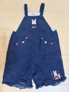 ミキハウス デニムオーバーオール 90cm