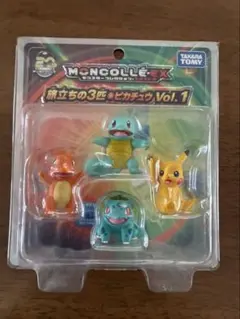 【新品未開封希少品】モンコレEX20周年記念旅立ちの3匹＋ピカチュウVol.1のサムネイル