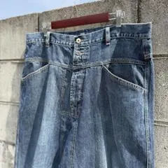 GIRBAUDジルボー M+FG デニムパンツ w38 極太のサムネイル