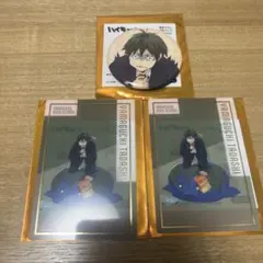 ハイキュー　山口忠　箔押しクリアカード　缶バッジ　ジャンプフェスタ