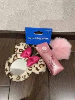 【新品未使用】ミニー　ヒョウ柄　リップケース