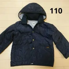 ◆美品◆ダウン◆ジャケット◆110cm◆男の子◆ネイビー◆コート◆フード取外可