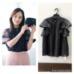新品　マイストラーダ　ラッフルスリーブブラウスのサムネイル