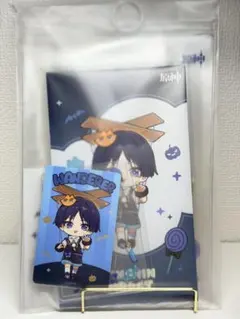 【原神】公式正規品　未開封　放浪者　夜綺想シリーズ　文房具　付箋　カード　ケース