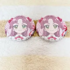 名探偵プリキュア Cute×Sweets 缶バッジ 2個セット 小林みくる 寄り