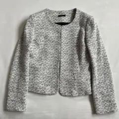 a.v.v アーヴェヴェ ノーカラージャケット セレモニー ツイード S avv