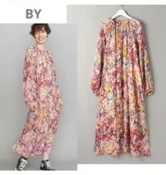 ビューティアンドユース プリント マキシワンピース 　ユナイテッドアローズ