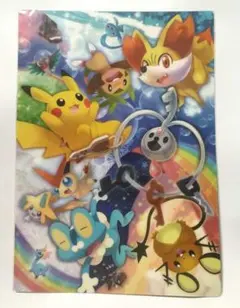 ポケモンセンター　下敷き　ジラーチ　クレッフィ　デデンネのサムネイル