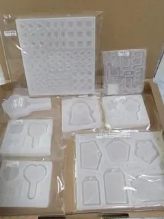 ハンドメイドパーツ レジン用品 まとめ売り シリコンモールド