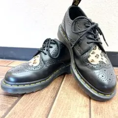 Dr.Martens ハラコレオパード レザーシューズ Dr. Martens stussyコラボ ハラコレザーシューズ(レオパード柄) - メルカリ