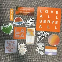 藤井風グッズステッカーセット￼ 「LOVE ALL SERVE ALL」 - メルカリ