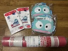 ハンギョドン くじ サンリオ ラストワン 手ぬぐい ポーチ ロングマット