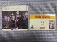 葛葉ネームタグ風カード＆あちあちにじさんじ特典コースター ChroNoiR