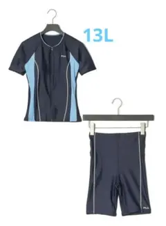 【新品】FILA セパレート水着　13L ネイビー　フルジップ　スポーツ水着