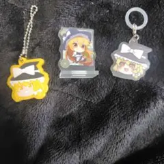 東方Project 霧雨魔理沙ラバーストラップ、アクキー、フィギュア3点セット