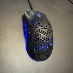 メッシュデザイン RGB LED 有線マウス