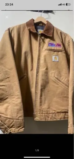 カーハート　デトロイトジャケット　短丈　J01 ブラウン アメリカ製