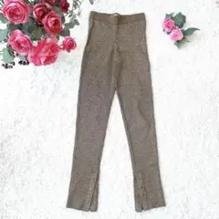 【美品✨】AMERI GLITTER SNAP SLIT KNIT PANTS