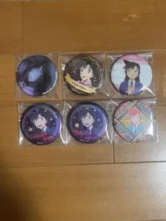 名探偵コナン　毛利蘭　缶バッジ 6個セット