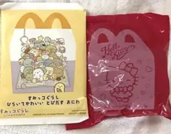 マクドナルド　ハッピーセット　すみっこぐらし　キティ　ちいかわ　リカちゃん