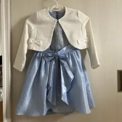 水色　ドレス　卒園式　入学式　発表会