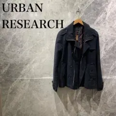 URBANRESEARCH メンズ M ネイビー Pコート ショート丈 ブルゾンのサムネイル
