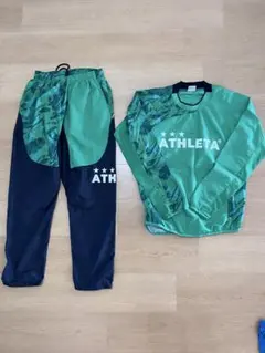 ATHLETA ピステ上下セットアップ グリーン ブラック