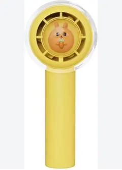 携帯扇風機 ハンディファン 手持ち扇風機 USB扇風機 黄色 イエロー