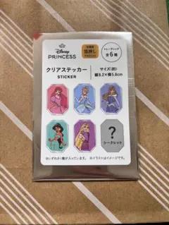 ディズニー プリンセス クリアステッカー　シンデレラ