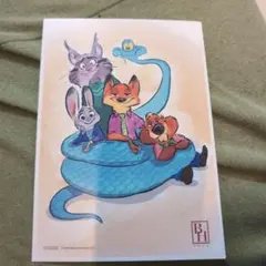 映画 ズートピア2 映画入場者特典　第6弾　プレミアムアートボードディズニー