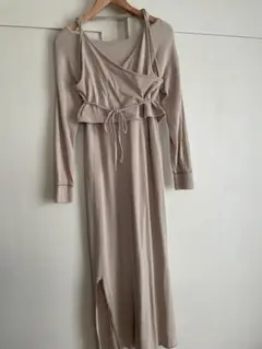 Frees Mart キャミレイヤードリブカットソーワンピース