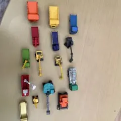 ミニカー 15台セット トラック クレーン