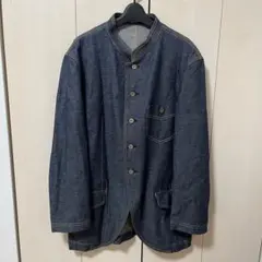 ISSEY MIYAKE MEN デニムノーカラージャケット