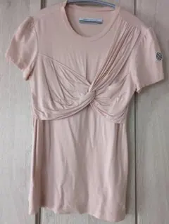 BORDERS at BALCONY 半袖Tシャツ ピンク