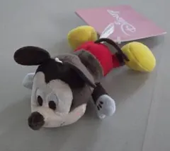 ミッキー&フレンズ 寝そべり 赤いほっぺ マスコット