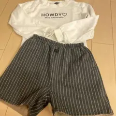 セット売り上下服　女の子　秋冬　120 ズボン　トレーナー