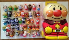 アンパンマン指人形４４体セットとアンパンマン缶キャリーケースセット