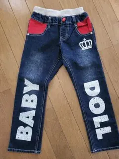 美品 BABYDOLL デニムパンツ 120サイズ