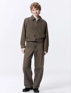 GU バレルレッグジーンズM