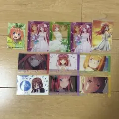 五等分の花嫁　アクリルカード&シールまとめ売り