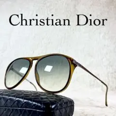 美品　70sChristian Dior　ビンテージサングラス　ブラウンフレーム