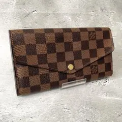 T06/086LOUISVUITTONルイヴィトン 財布 ダミエ ポルトフォイユ - メルカリ