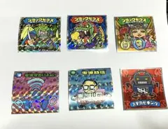 ロッテ ビックリマン　キン肉マン　肉リマンシール 赤No.17ステカセキング〜他