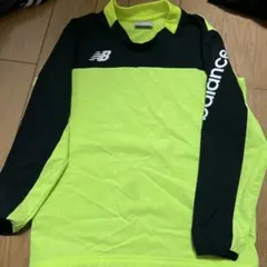 New Balance ピステ 長袖 ブラック/イエロー　130㎝