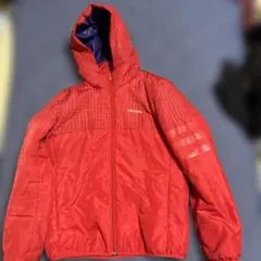 adidas フード付きジャケット Lサイズ レッド