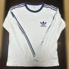 【adidas】アディダス　スリーストライプ長袖Tシャツ　メンズLサイズのサムネイル