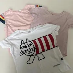 UT リサラーソン 無印 コンビミニ ドット柄 水玉 Tシャツ 110 120のサムネイル
