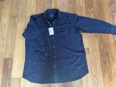 レギュラーカラーミドル丈シャツ　Lサイズ